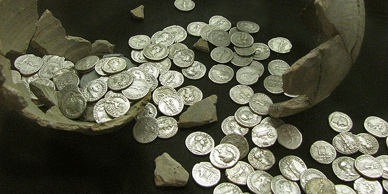 Llanvaches, monnaie romaine