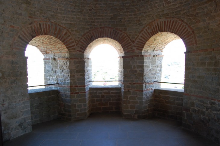 vue intérieur de la tour rempart