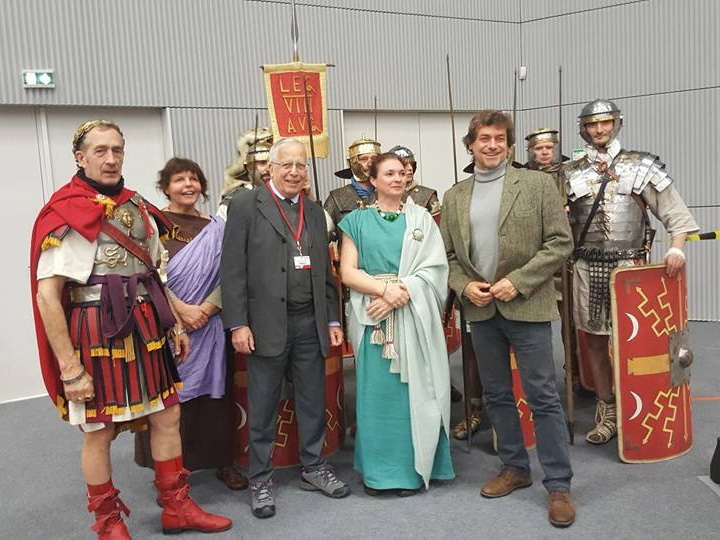 avec Yann Le Bohec et Alberto Angela